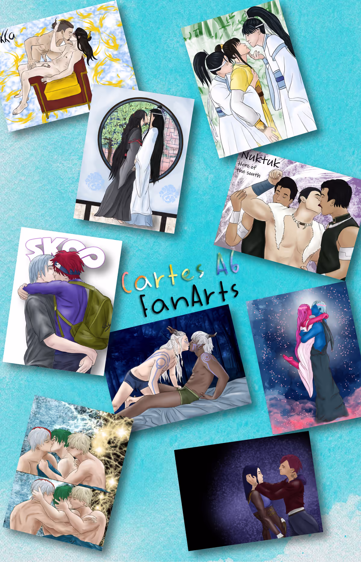 Cartes A6 – Fanarts